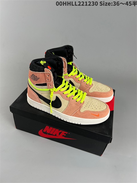 women air jordan 1 shoes HH 2023-2-8-011